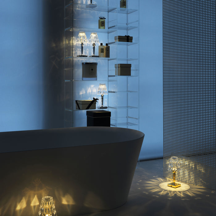 Kartell Battery Oplaadbare Tafellamp - Chrome