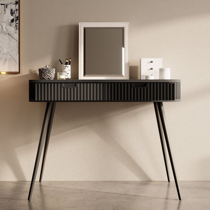 Meubella - Kaptafel Zakari - Zwart - 103 cm