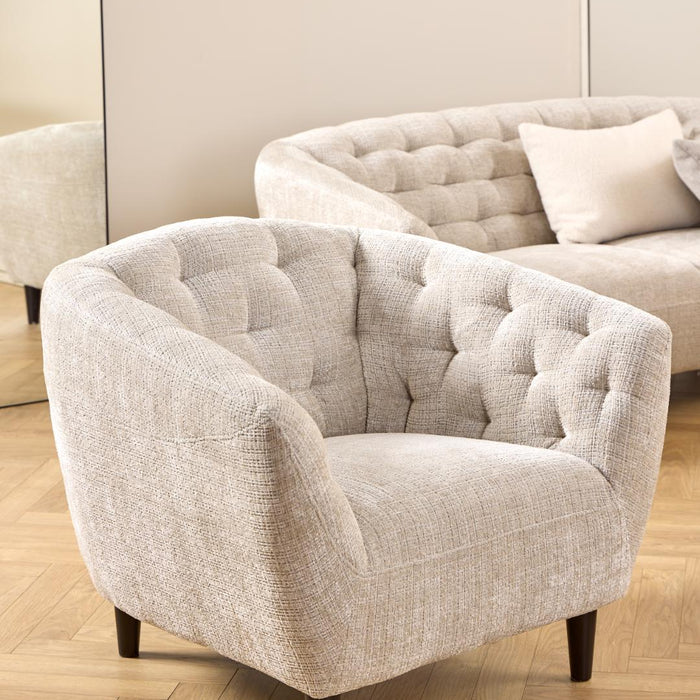 Hjem Interiors Bien 1-Zits Bank Beige