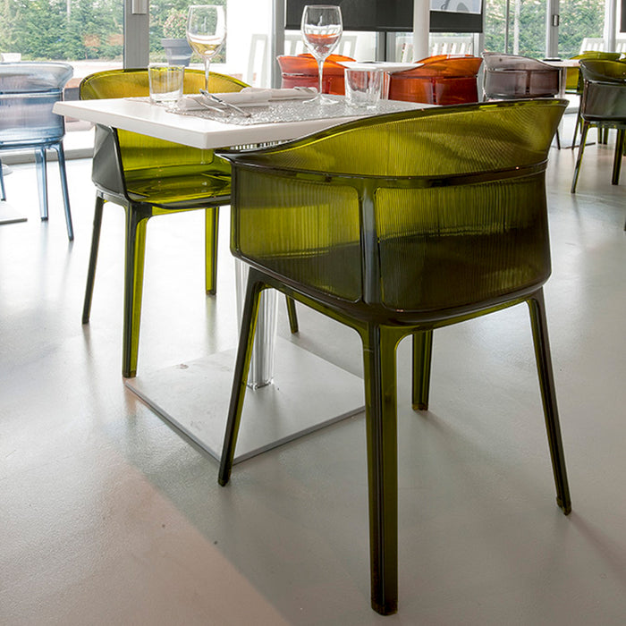 Kartell Papyrus Eetkamerstoel - Olive Green