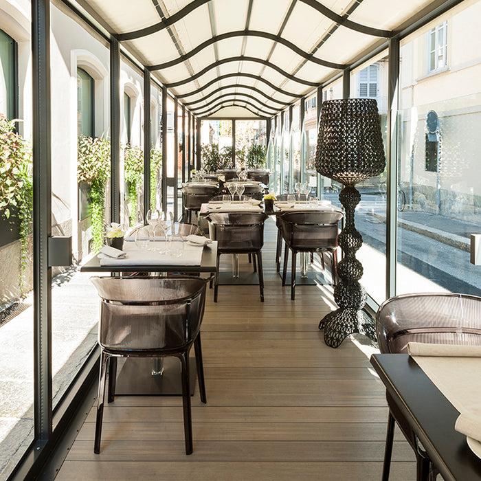 Kartell Papyrus Eetkamerstoel - Smoke Brown