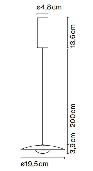 Marset Ginger 20 hanglamp LED Ø19.5 messing|messing