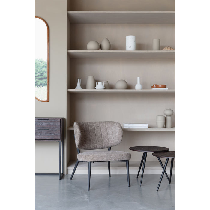 Housecraft Living Sanne Loungestoelen| Fauteuil Bruin