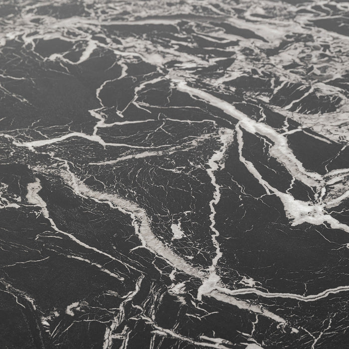 Salontafel Schickeria marmerprint zwart Ø110cm Kare Design