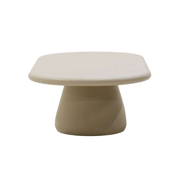 DÉJA Living - Loungetafel Eco Composiet - Ovaal - 120x65x39cm - Riva