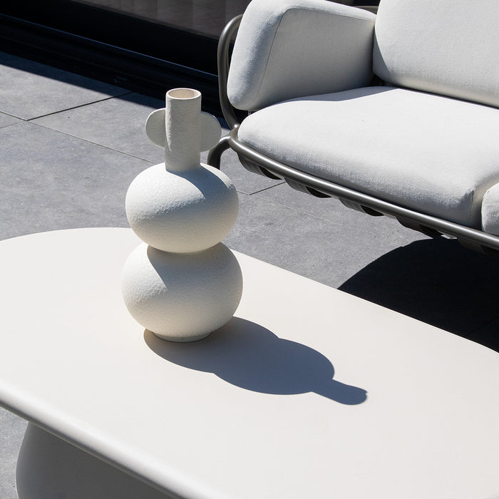 DÉJA Living - Loungetafel Eco Composiet - Ovaal - 120x65x39cm - Riva