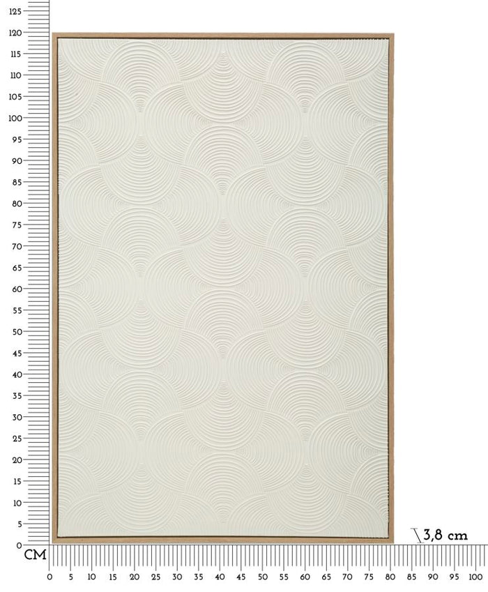 Schilderij op doek met lijst cm 80x3,8x120