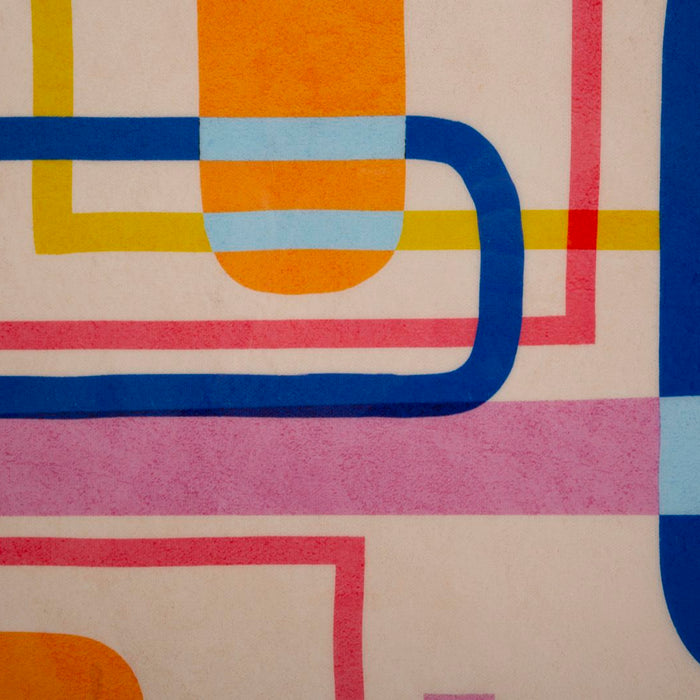 Print op gelakt canvas met acryl frame cm 60x3,3x80