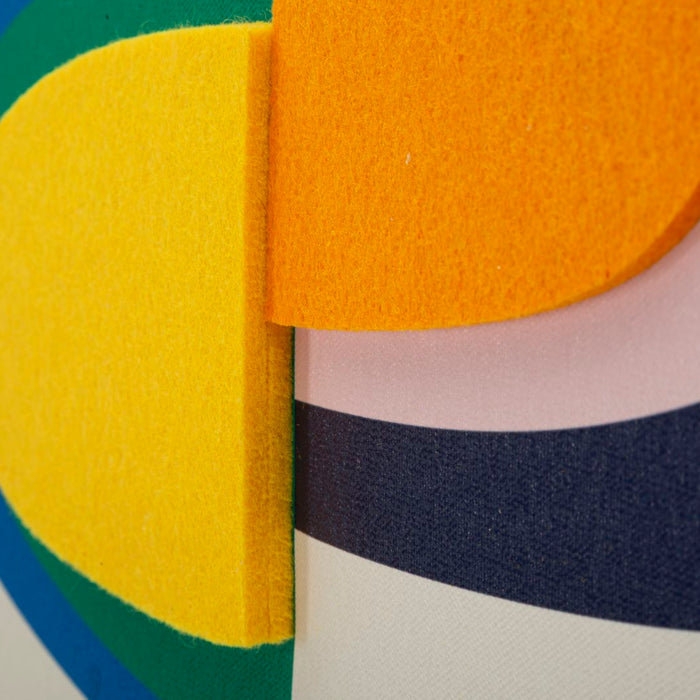 Print op gelakt canvas met acryl frame cm 50x3,3x70