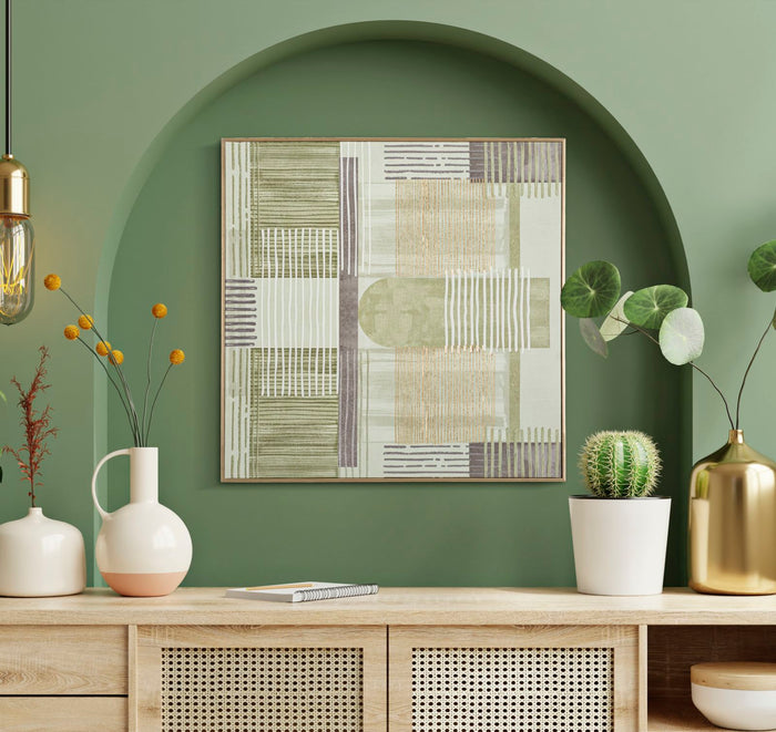 Canvasprint met lijst 60x3x60 cm