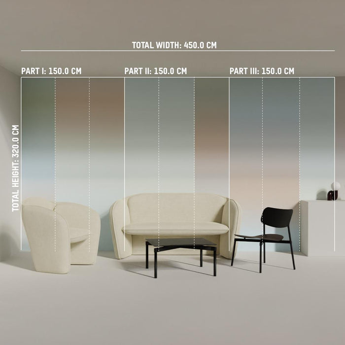 Petite Friture Panorama by Carole Baijings behang Morning Part 1