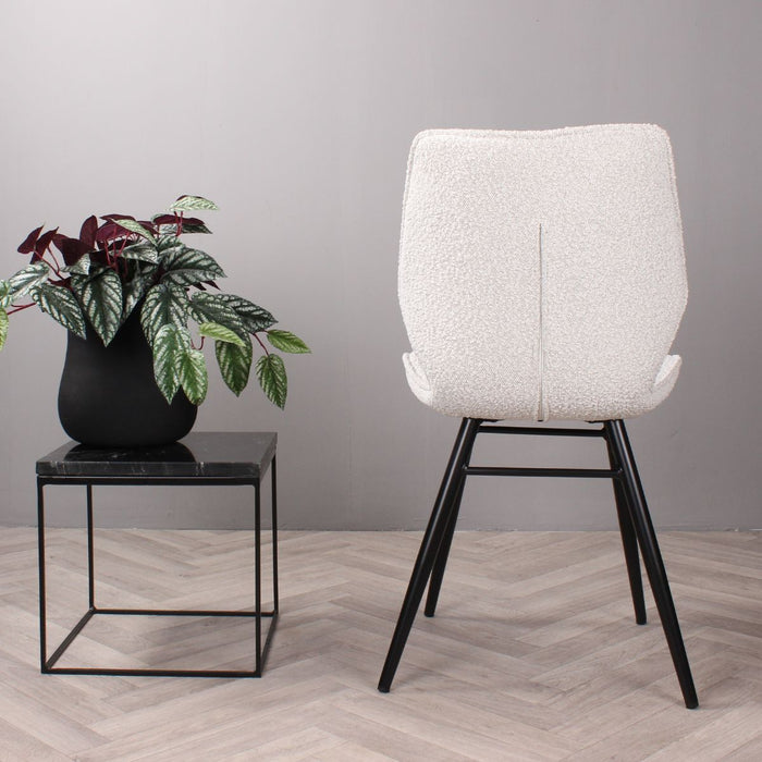 DS4U - Tony eetkamerstoel boucle - ivoor