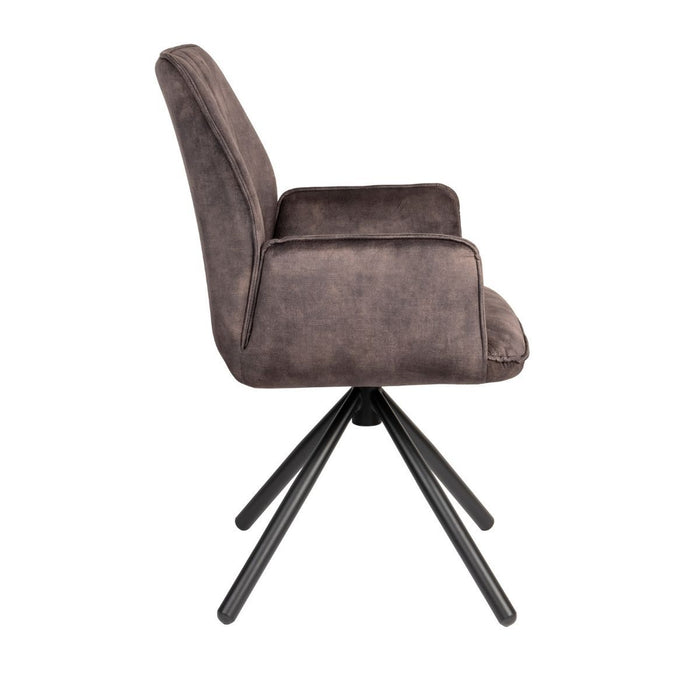 Puur - Carmen eetkamerstoel - donkerbruin