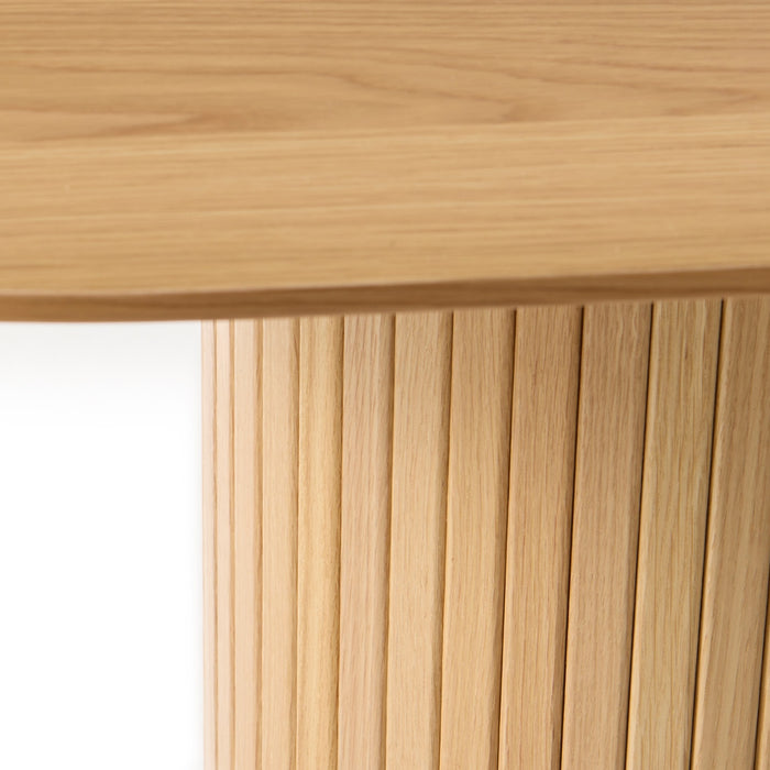 Giga Living - Eettafel Nola Ovaal Naturel Eiken 95x180cm