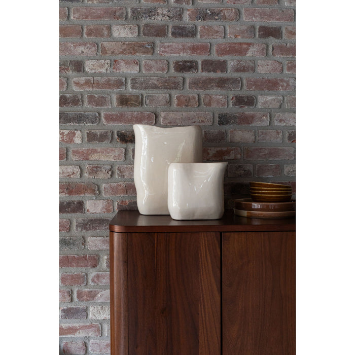 Dutchbone Edna Vaas 24 cm Beige