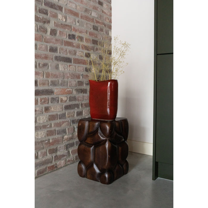 Dutchbone Edna Vaas 24 cm Rood