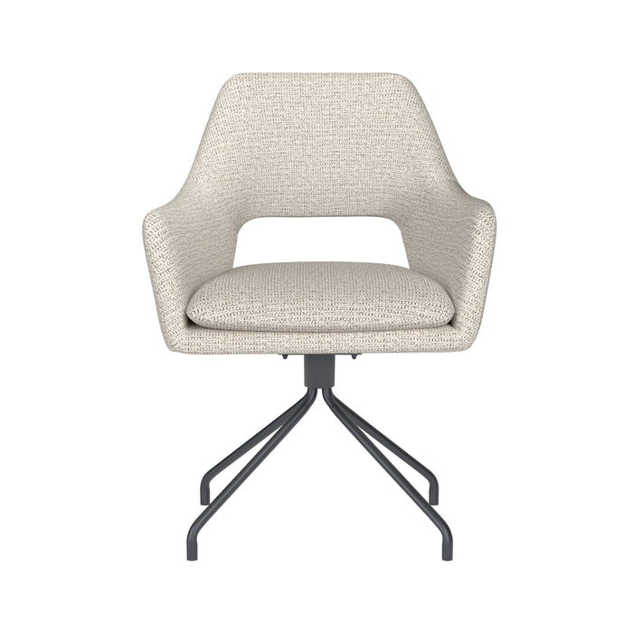 Housecraft Living Mos Eetkamerstoel Draaibaar Metaal Spider Off-White