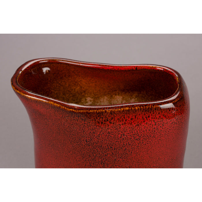 Dutchbone Edna Vaas 18 cm Rood