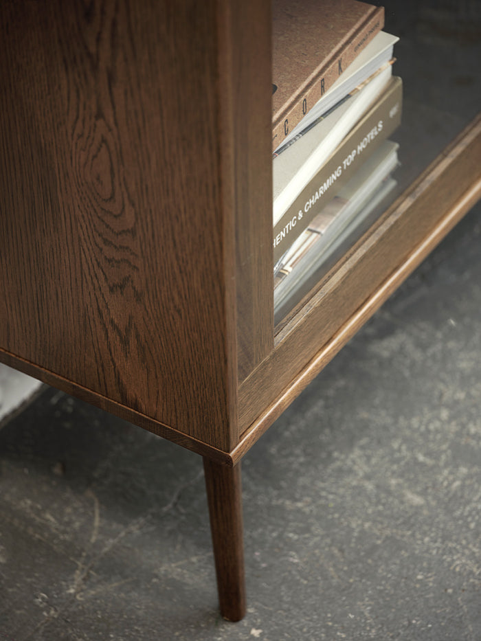 Giga Living - Vitrinekast Barrali Smoked Eiken 160cm