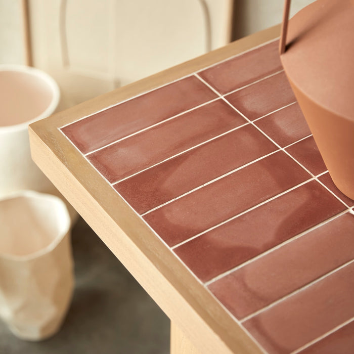 Tikamoon - Consoletafel in mindihout en keramiek 140 Karel