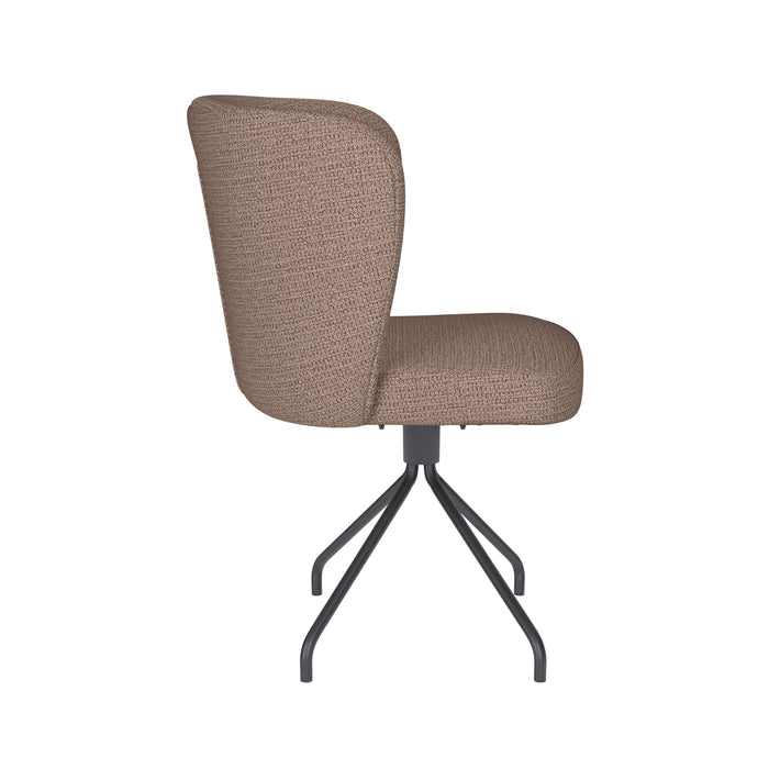 Housecraft Living Stan Eetkamerstoel Draaibaar Metaal Spider Taupe