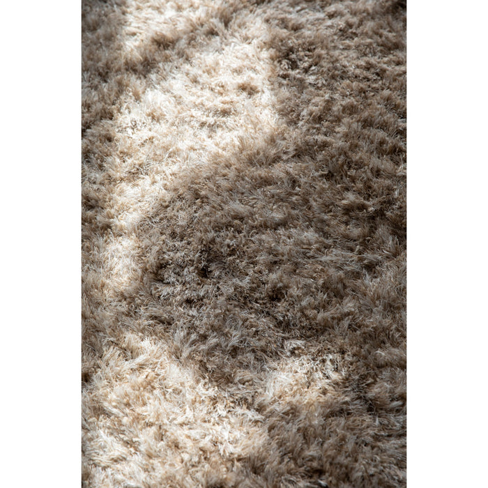 Dutchbone Hairy Vloerkleed Cappuccino 160x230 cm - Beige