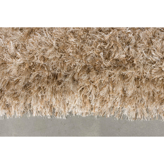Dutchbone Hairy Vloerkleed Cappuccino 160x230 cm - Beige