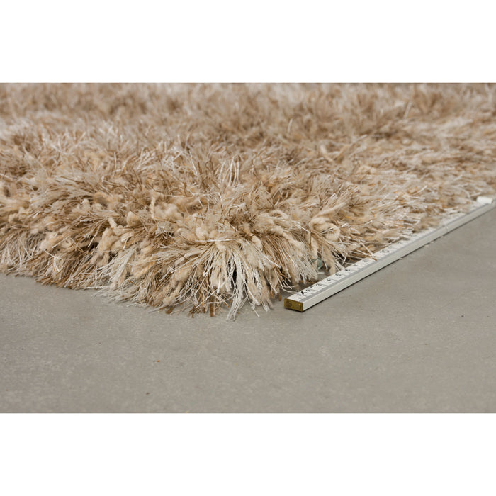 Dutchbone Hairy Vloerkleed Cappuccino 160x230 cm - Beige