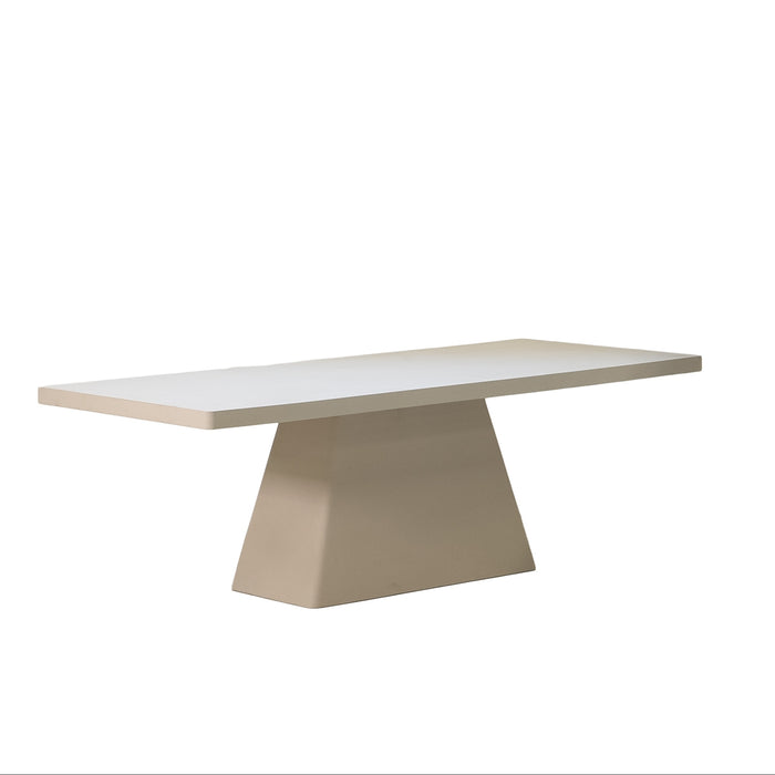 Giga Meubel - Tuintafel Rechthoek 200cm - Beige Eco Composiet - Avia