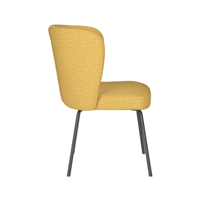 Housecraft Living Stan Eetkamerstoel Metaal Okergeel