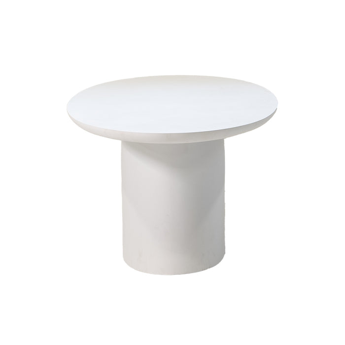 Giga Meubel - Tuintafel Ovaal - Wit Betonlook - 200x110x74cm - Myrna