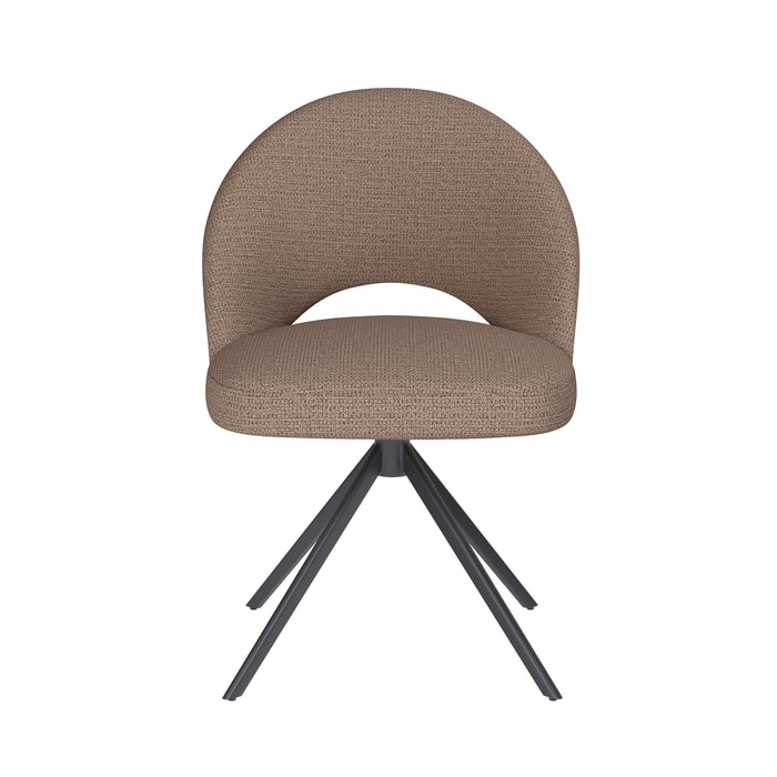 Housecraft living Mick Eetkamerstoel Draaibaar Metaal Taupe