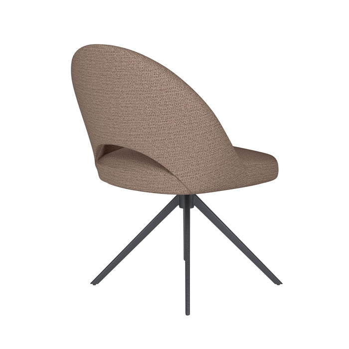 Housecraft living Mick Eetkamerstoel Draaibaar Metaal Taupe