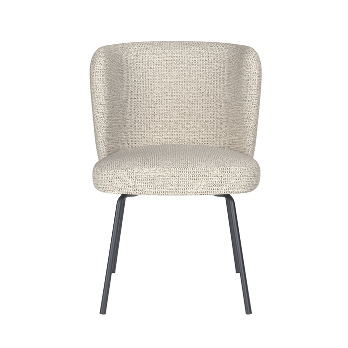 Housecraft Living Stan Eetkamerstoel Metaal Off-White - Grijs