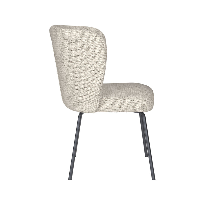 Housecraft Living Stan Eetkamerstoel Metaal Off-White - Grijs