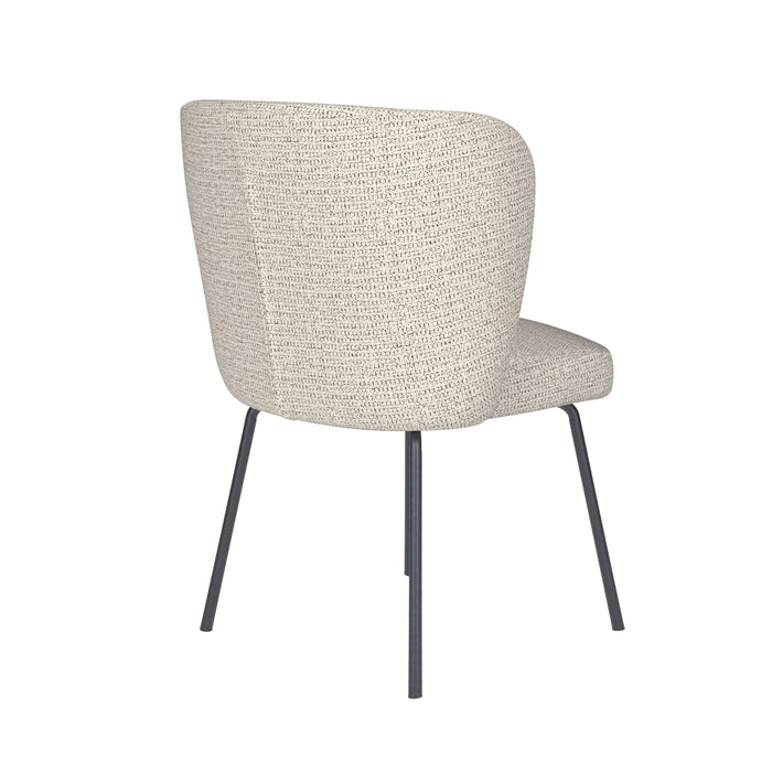 Housecraft Living Stan Eetkamerstoel Metaal Off-White - Grijs