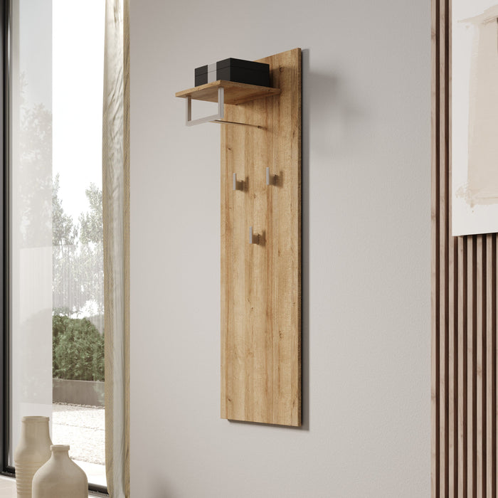 Meubella - Kapstok Linford - Eiken - 50 cm