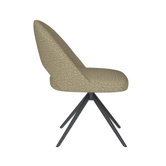 Housecraft living Mick Eetkamerstoel Draaibaar Metaal Pistache groen