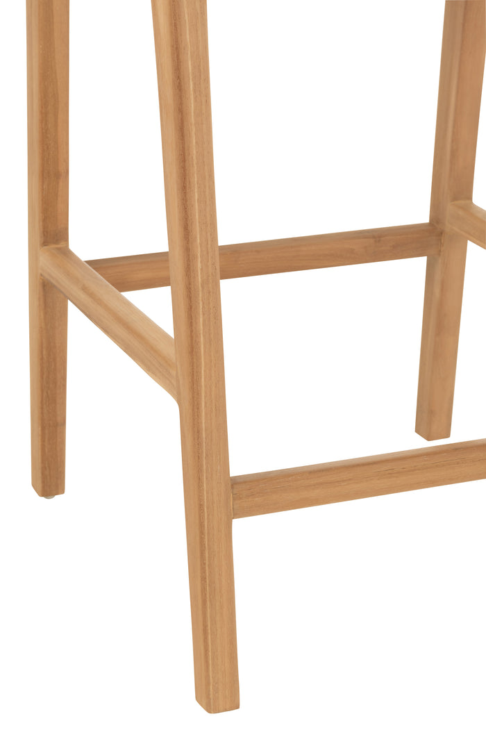 J-Line barstoel Mona - rotan|hout - naturel