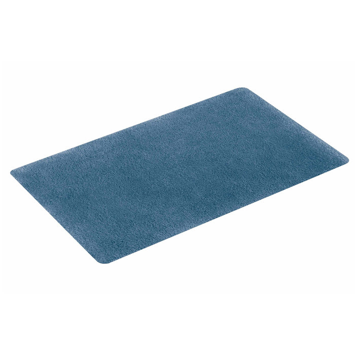 Spirella badkamer vloerkleed|tapijt - hoogpolig - blauw - 50 x 80 cm