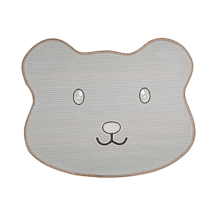 Clayre & Eef Badmat 60x48x1cm Bruin Polyester Beer