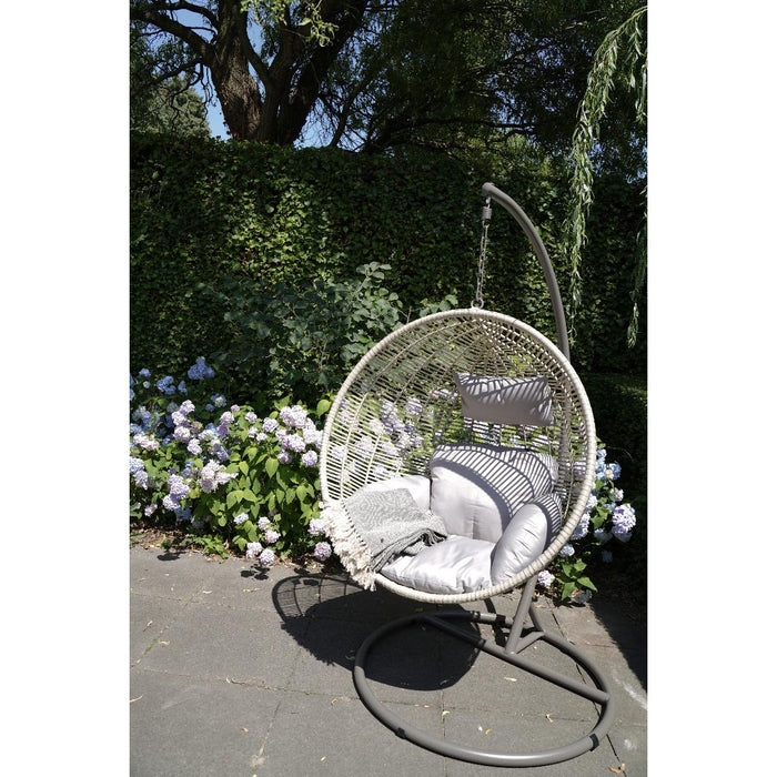 Lesli Living Hangstoel Circle - beige