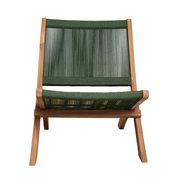 Raw Materials Rope loungestoel donkergroen