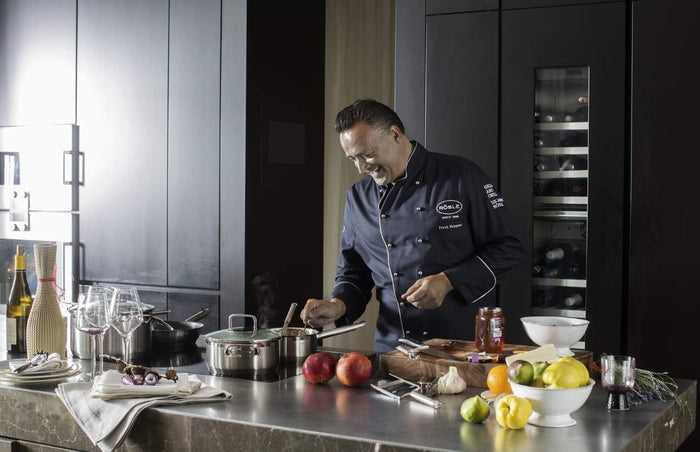 Rosle Pannenset Moments - Kookpannen + Deksels, Steelpan & Wokpan ø 28 cm - 5 Delig