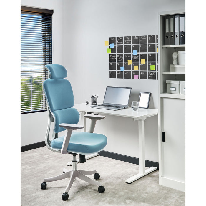 Beliani - VISCOUNT - Bureaustoel - Blauw - Polyester