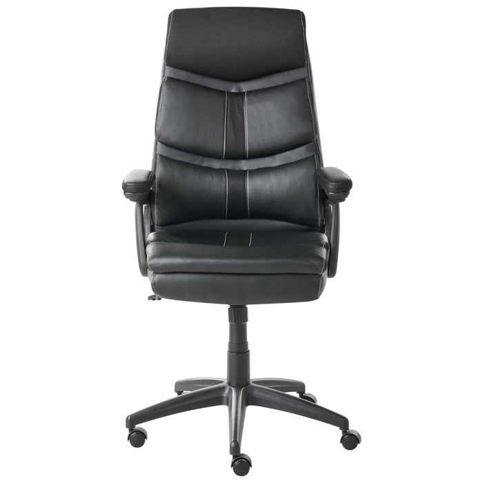 Beliani - RULER - Bureaustoel - Zwart - Kunstleer