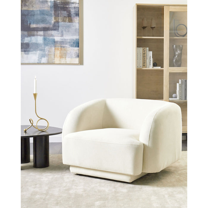 Beliani - SKJANES - Fauteuil - Lichtbeige - Polyester