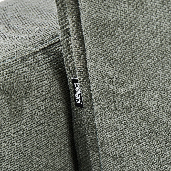 Beliani - ALNES - Fauteuil - Donkergroen - Stof