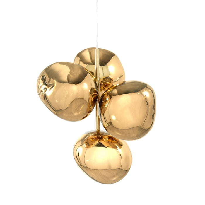 Melt Chandelier Mini hanglamp LED goud
