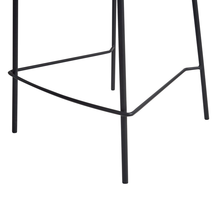 Beliani - DUETTE - Barkruk set van 2 - Olijfgroen - Fluweel